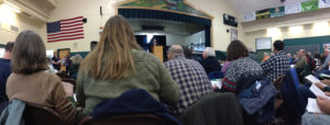 A typical Town Meeting day in Tunbridge, VT.